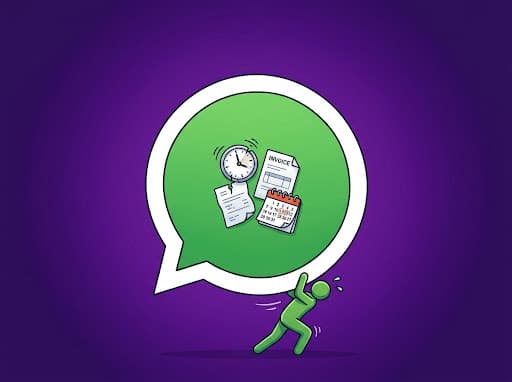 Usuario sin experiencia técnica aprendiendo a usar WhatsApp Business Suite